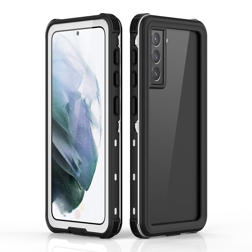 

Redpepper IP68 Водонепроницаемая Оболочка Телефона Clear Back Case Отпечаток Пальцев Для Отпечатков Пальцев Для Samsung Galaxy S21 4G/5G - Белый, Galaxy S21 5G