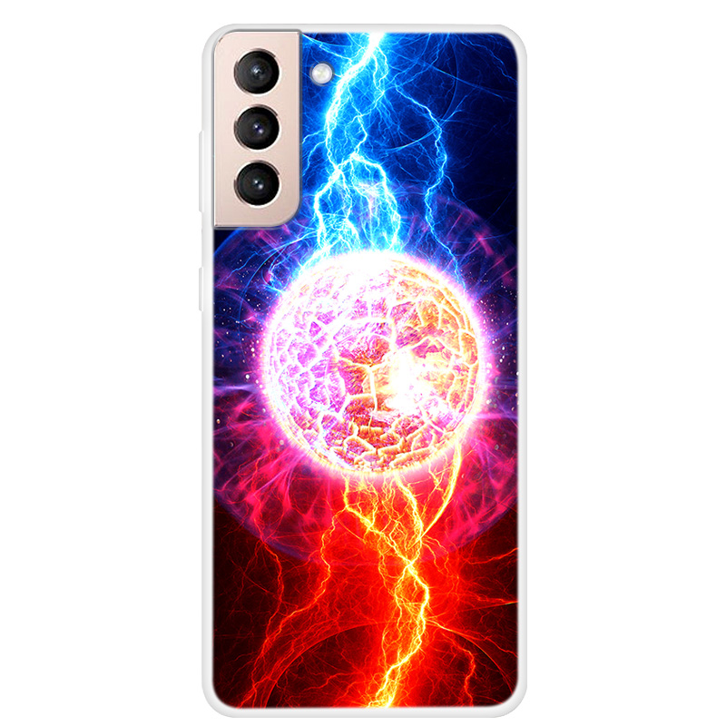

Flexible TPU Phone Soft Case with Starry Sky Pattern Printing for Samsung Galaxy S21+ 5G - Honey Berry, Galaxy S21+ 5G