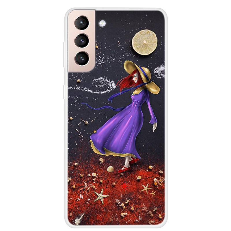 

Мягкий Телефонный Чехол TPU С Рисунком Печать Для Samsung Galaxy S21 5G - L, Galaxy S21 5G