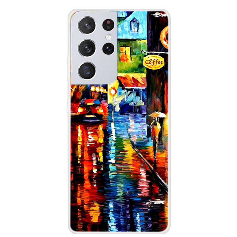 

Soft TPU Phone Case with Pattern Printing for Samsung Galaxy S21 Ultra 5G - I, Galaxy S21 Ultra 5G