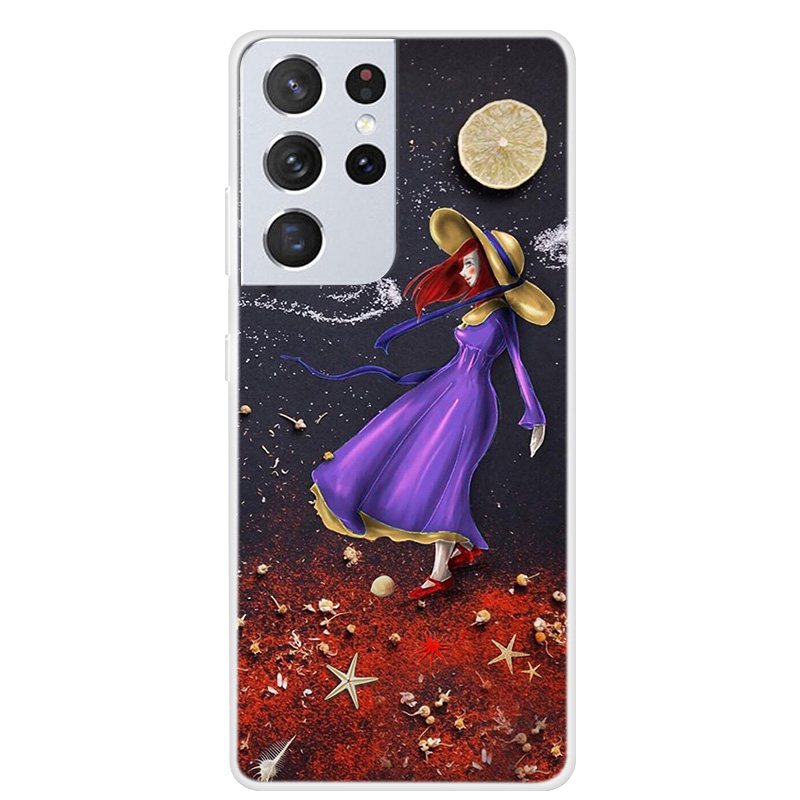 

Soft TPU Phone Case with Pattern Printing for Samsung Galaxy S21 Ultra 5G - N, Galaxy S21 Ultra 5G