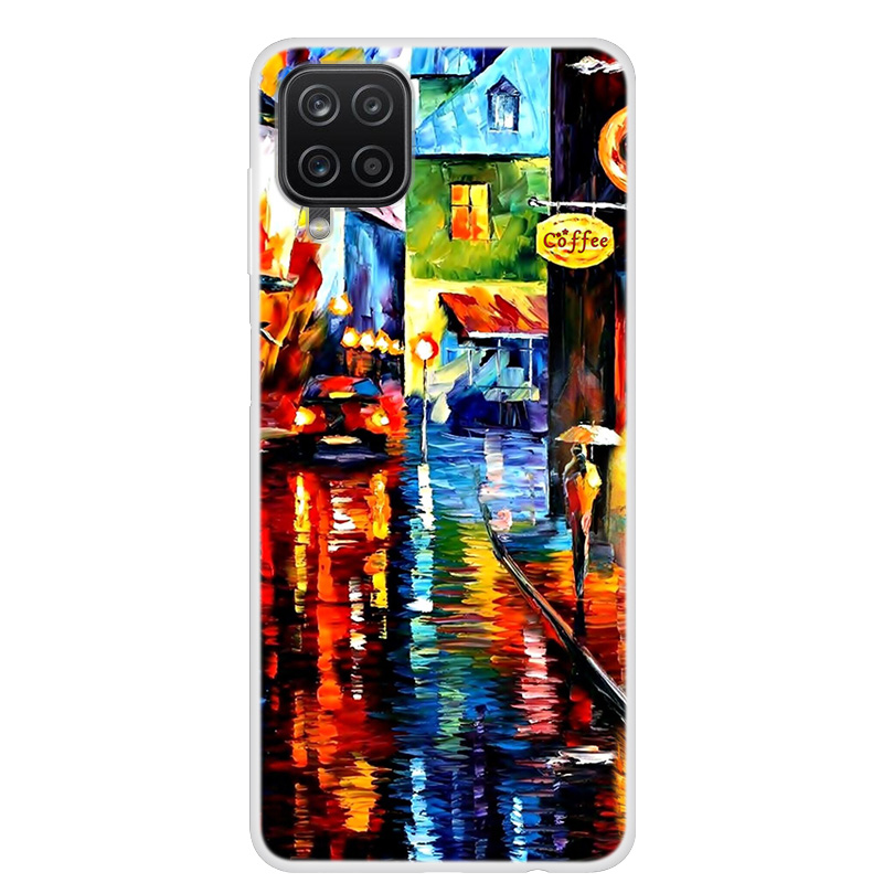 

Мягкий Телефона TPU с Печатью с Рисунком Для Samsung Galaxy A12 - L, Galaxy A12