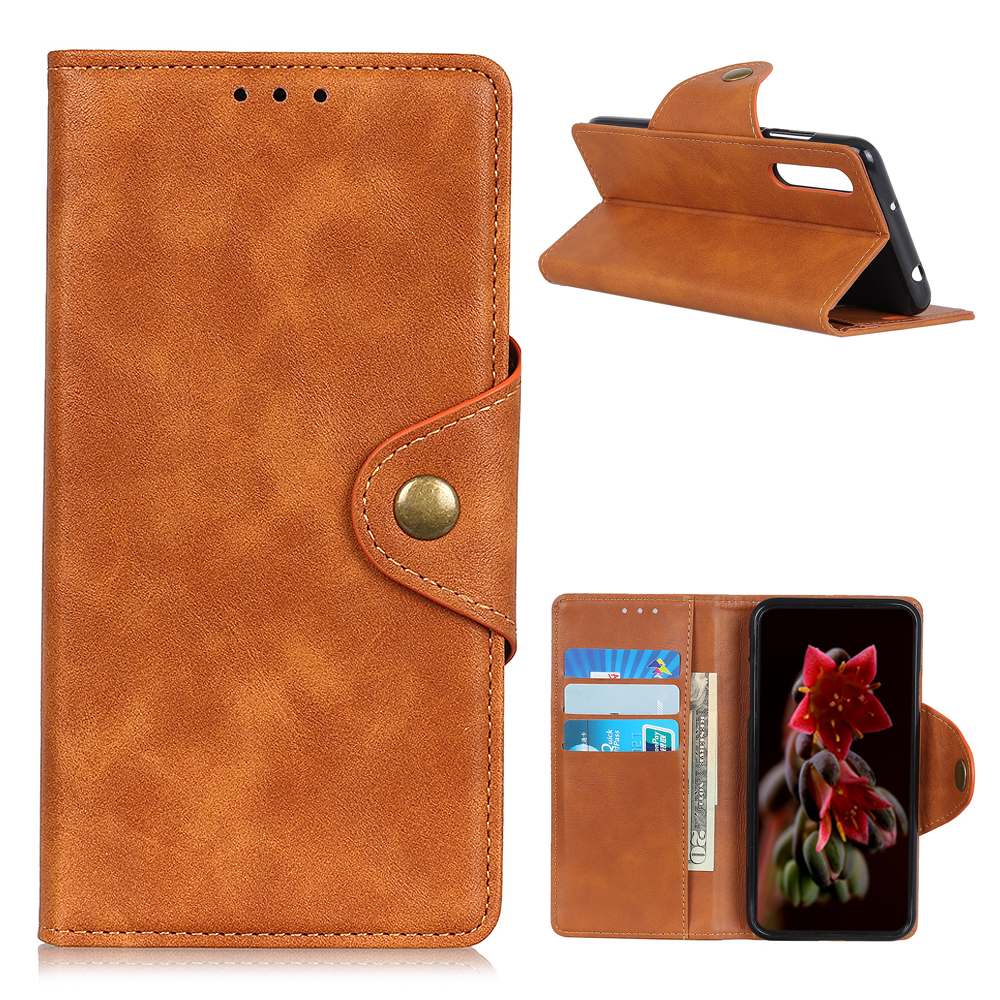 

Wallet PU Leather Stand Case for Samsung Galaxy A02 / Samsung Galaxy M02 - Brown, Galaxy A02