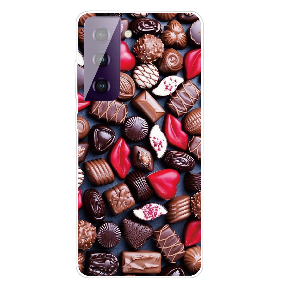 

Pattern Printing Flexible TPU Phone Back Case for Samsung Galaxy S21 Plus 5G - Dessert, Samsung Galaxy S21+