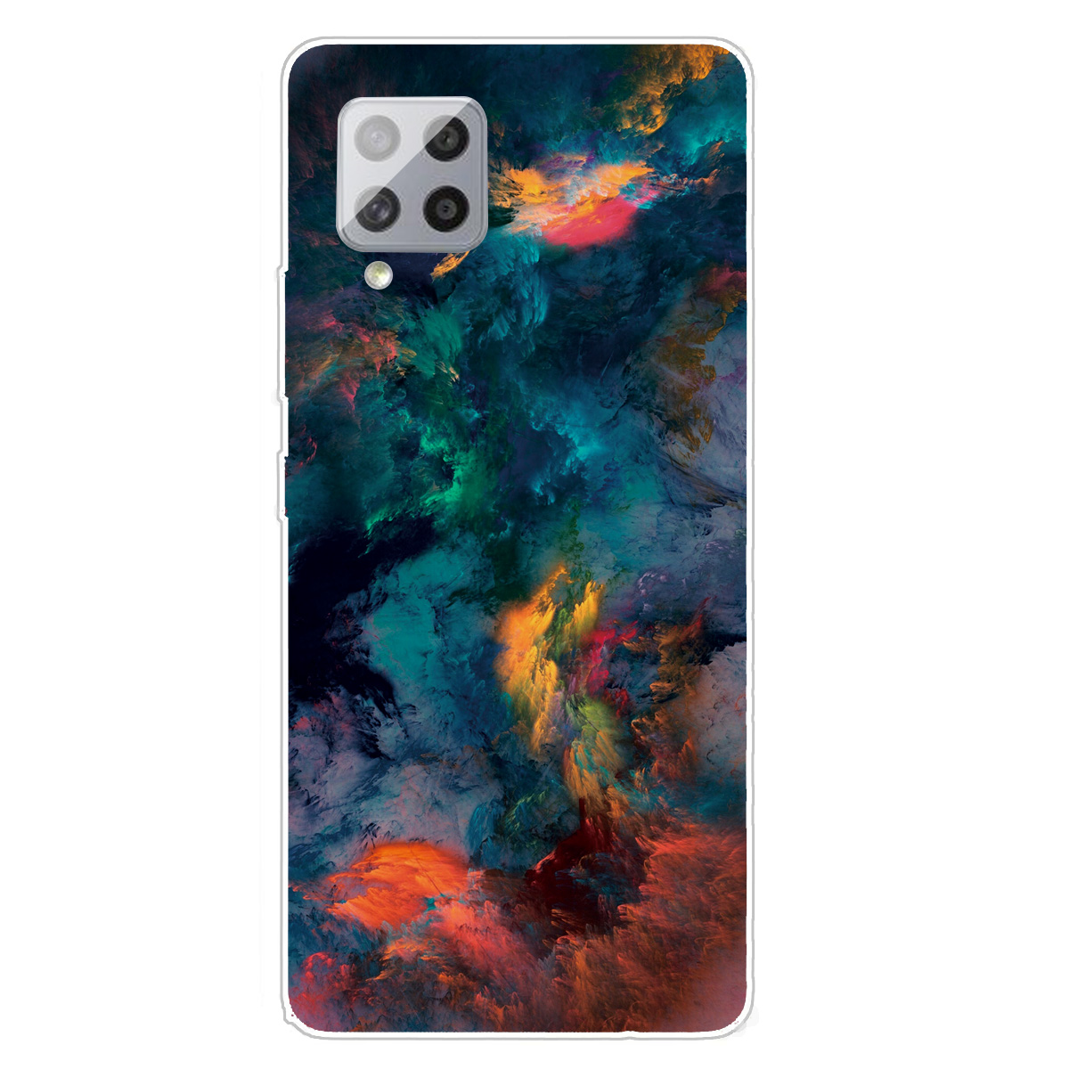 

Прозрачный Фон Phanter Photion Photion Phone Shell Soft TPU Case Для Samsung Galaxy F62 / M62 - Красочное Небо, Samsung Galaxy F62