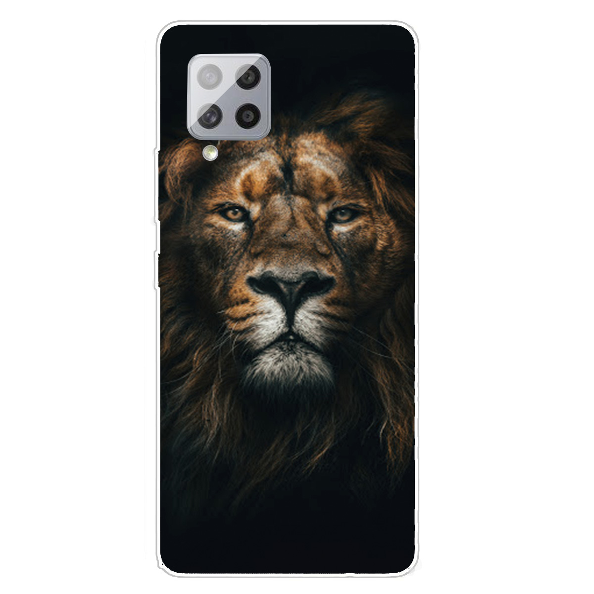 

Прозрачный Фон Phanter Photion Photion Phone Shell Soft TPU Case Для Samsung Galaxy F62 / M62 - Лев, Samsung Galaxy F62