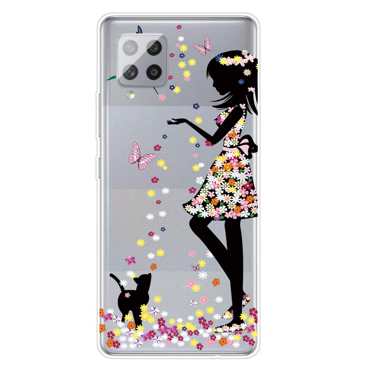 

Pattern Printing Soft TPU Cover Cover Case Для Samsung Galaxy F62 / M62 - Красотка, Samsung Galaxy F62