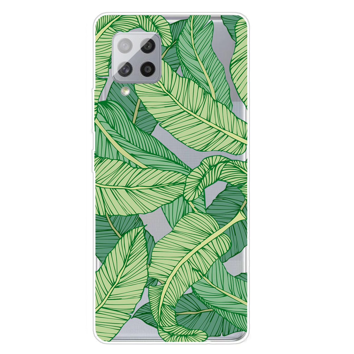 

Drop Resistant Pattern Printing Flexible TPU Phone Case for Samsung Galaxy F62/M62 - Leaf, Samsung Galaxy F62