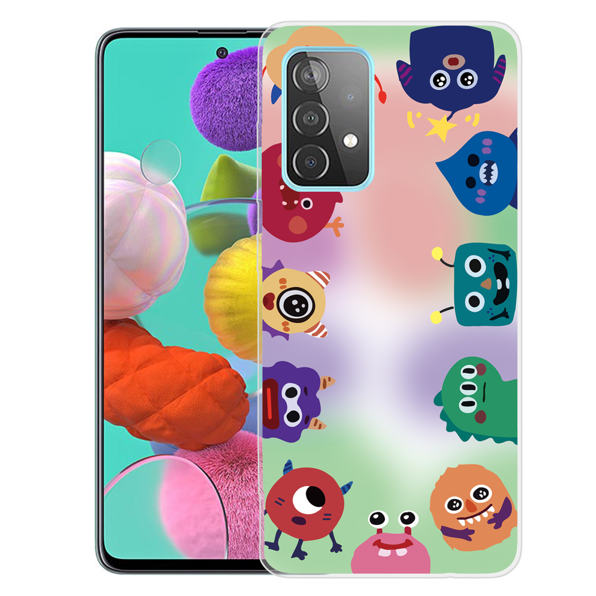 

Beautiful Pattern Printing Soft TPU Phone Cover Case for Samsung Galaxy A32 4G (EU Version) - Cute Cartoon Pattern, Galaxy A32 4G