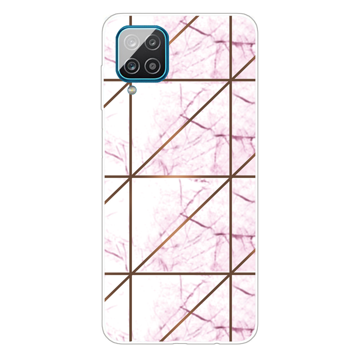 

Marble Pattern Drop-proof TPU Phone Case for Samsung Galaxy A12 - Style Q, Galaxy A12