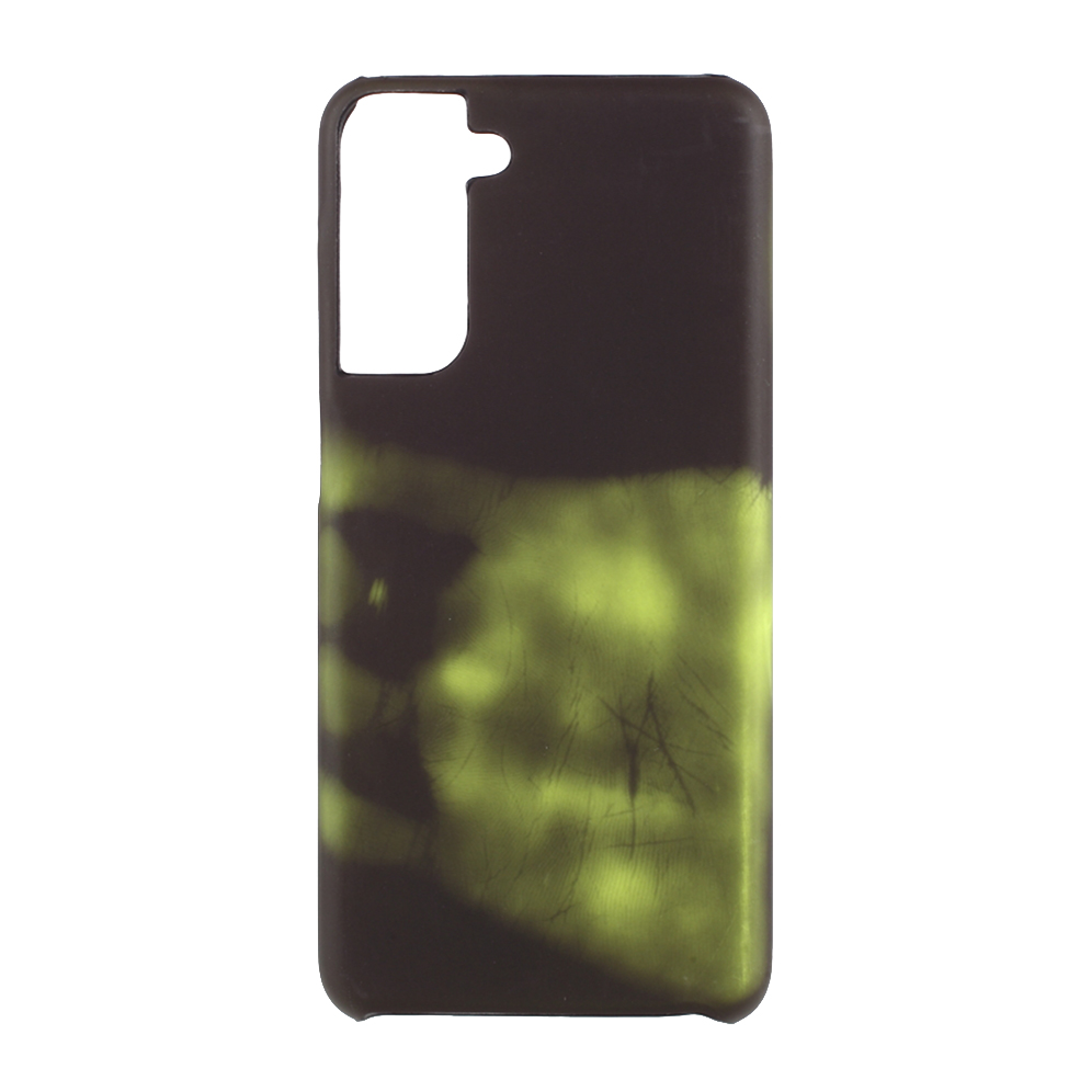 

Thermal Induction Fluorescent Color Changing PC Mobile Phone Shell Case for Samsung Galaxy S21 5G - Green, Galaxy S21 5G