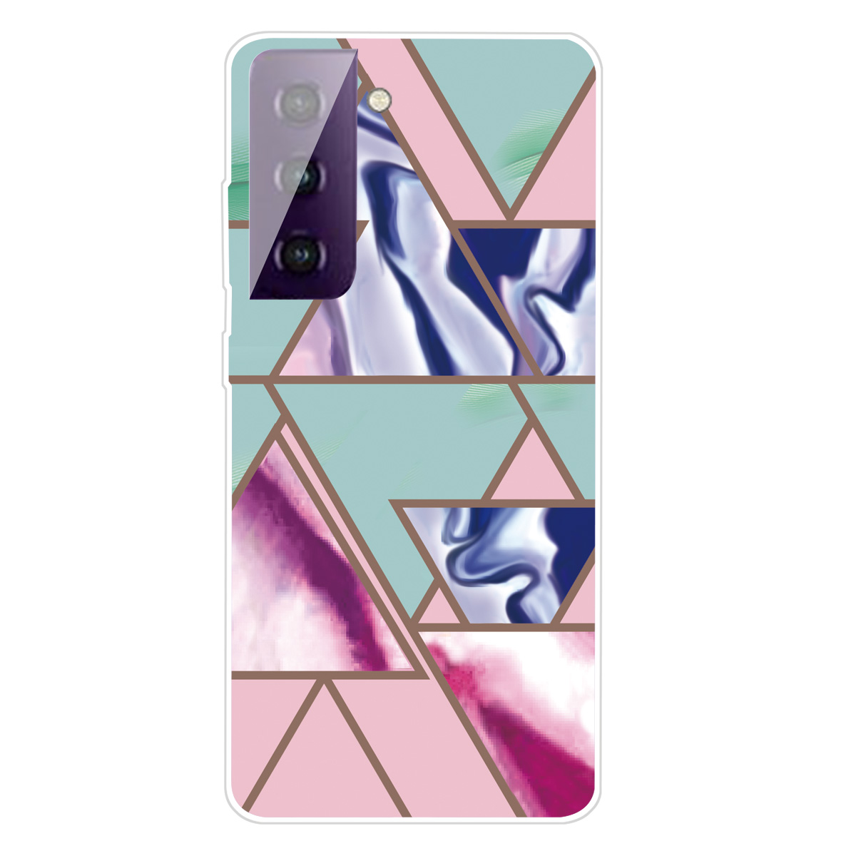 

Мраморный Рисунок Падение ТПУ Телефон Чехол Для Samsung Galaxy S21 + 5G - Стиль Ф., Samsung Galaxy S21+