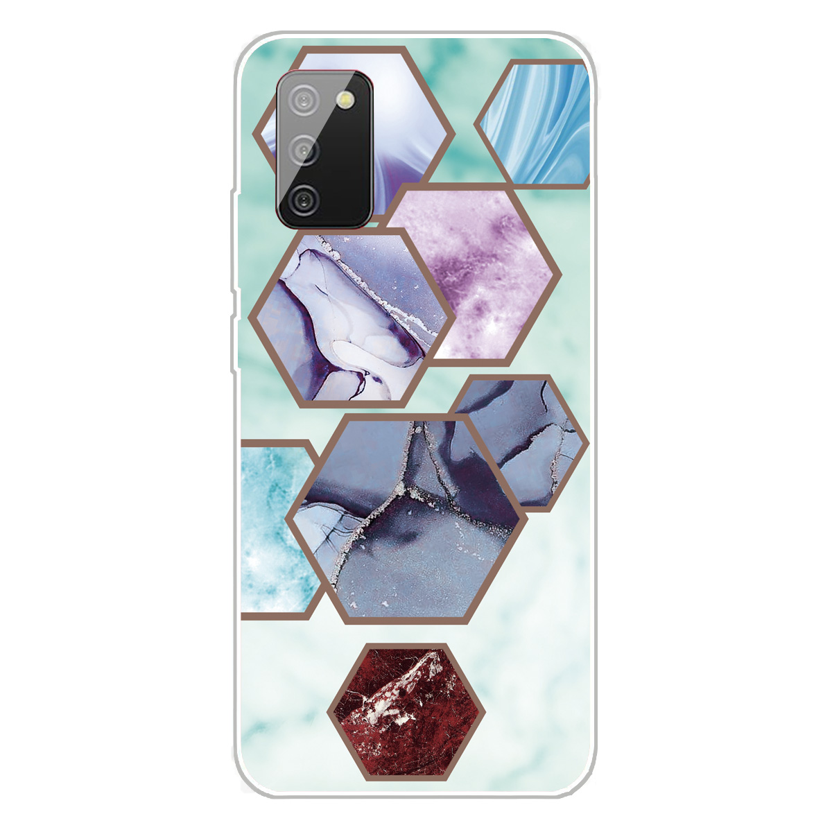 

Marble Pattern Drop-proof TPU Phone Case Back Cover for Samsung Galaxy A02s (164.2x75.9x9.1mm) - Style V, Galaxy A02s (164.2x75.9x9.1mm)