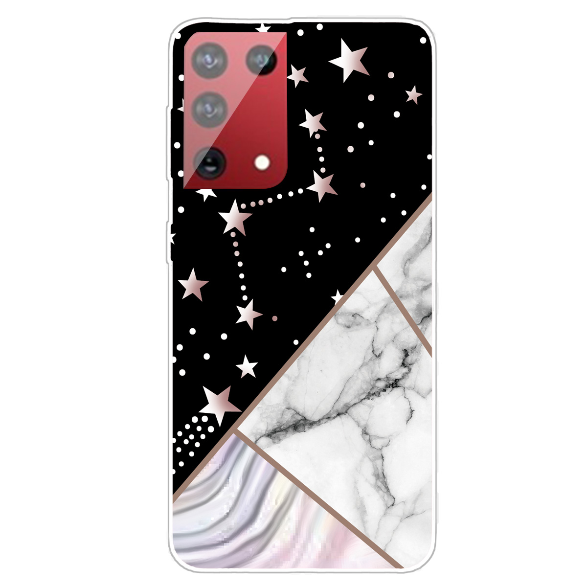 

Marble Pattern Drop-proof TPU Phone Case for Samsung Galaxy S21 Ultra 5G - Style P, Galaxy S21 Ultra 5G