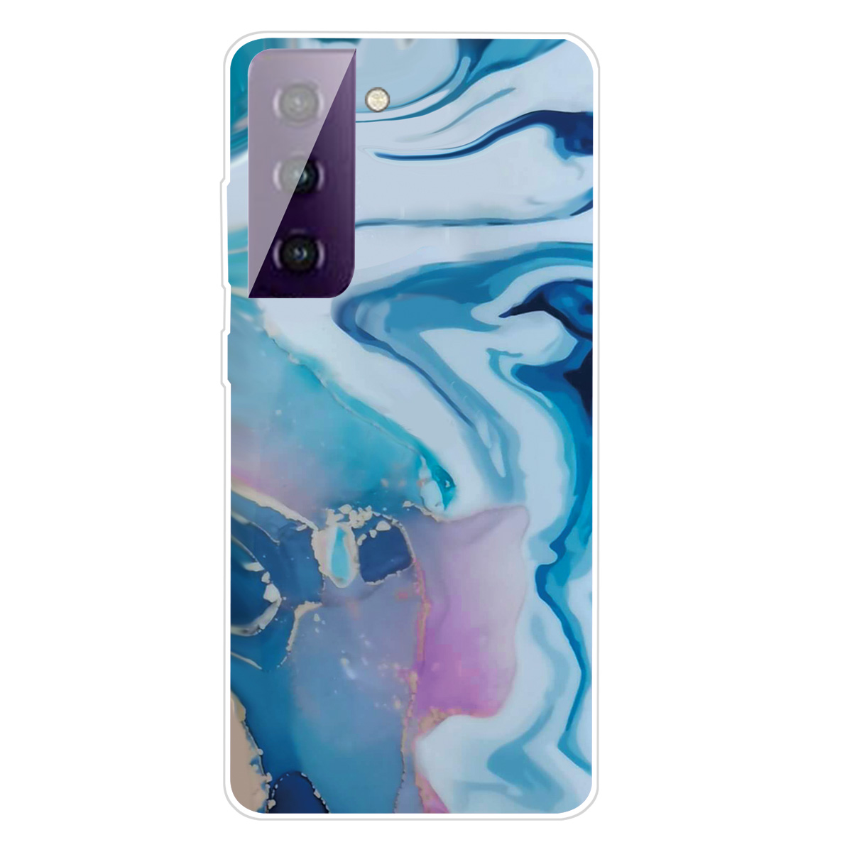 

Мраморный Рисунок Падение ТПУ Телефон Чехол Для Samsung Galaxy S21 + 5G - Стиль E., Samsung Galaxy S21+