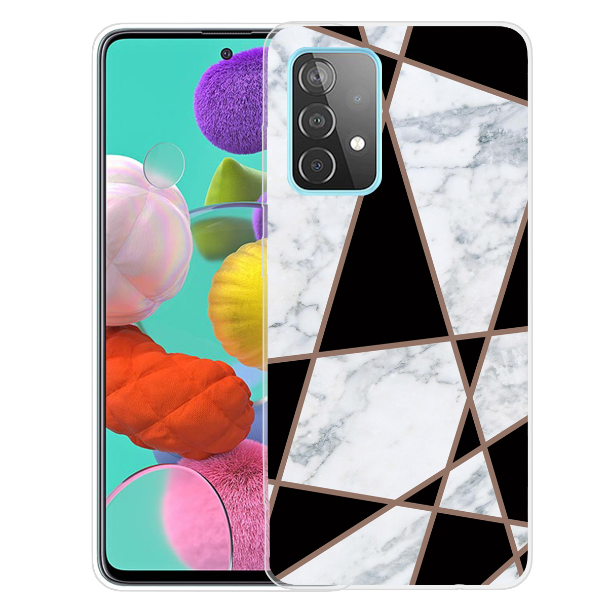 

Marble Pattern Drop-proof TPU Phone Case for Samsung Galaxy A32 4G (EU Version) - Style F, Galaxy A32 4G (EU Version)