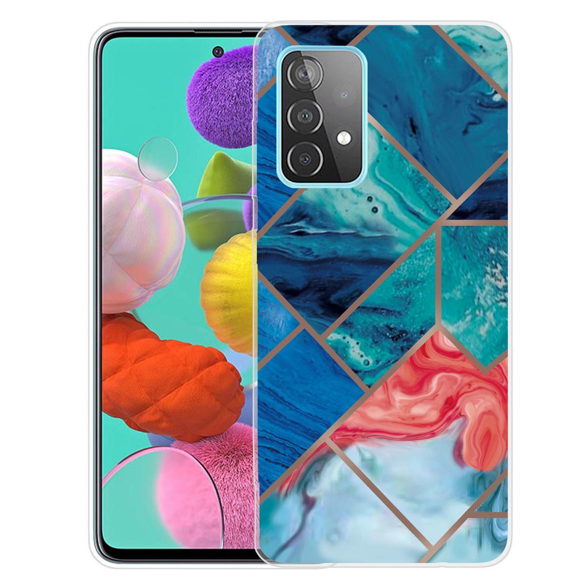 

Marble Pattern Drop-proof TPU Phone Case for Samsung Galaxy A32 4G (EU Version) - Style V, Galaxy A32 4G (EU Version)