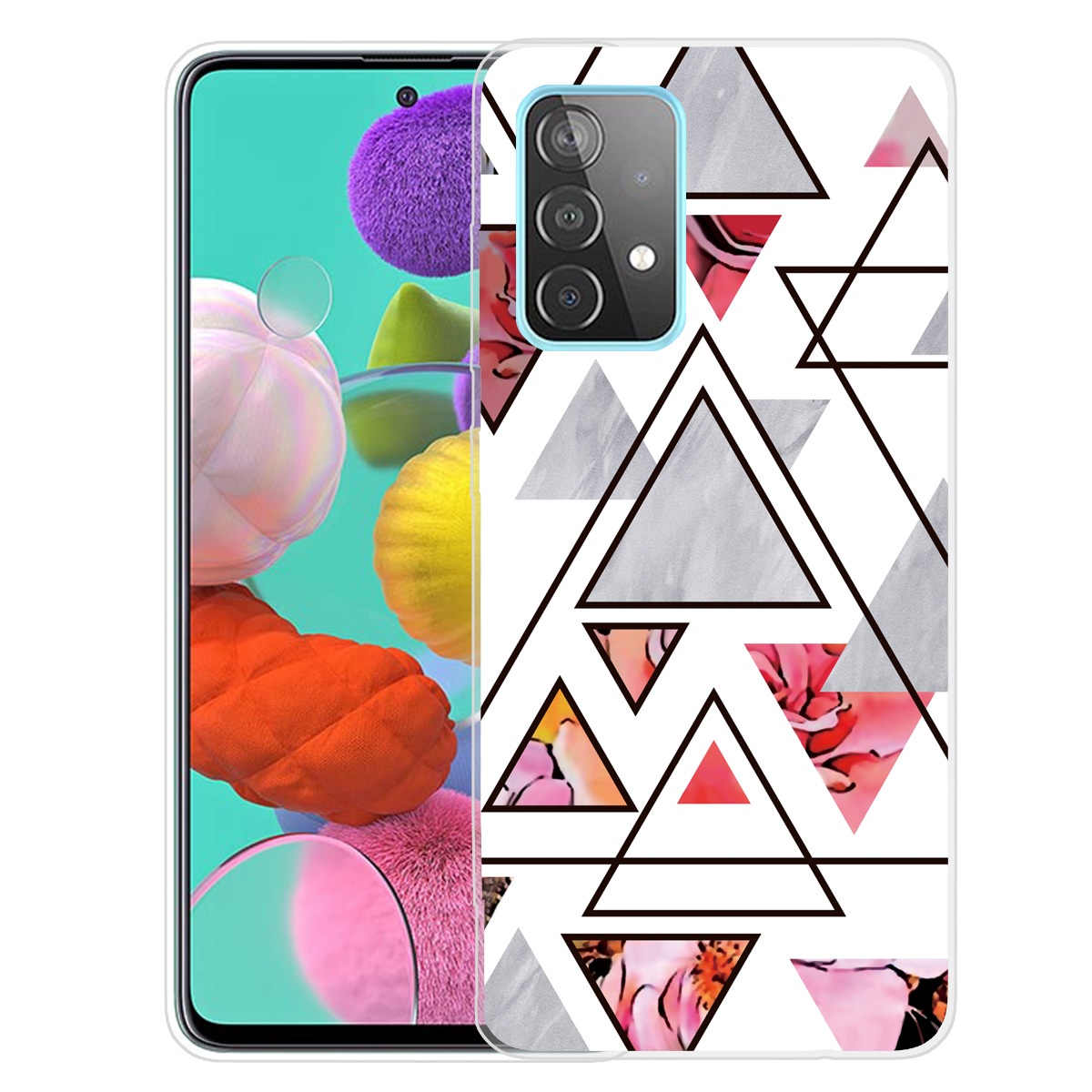 

Marble Pattern Shock-proof Soft TPU Phone Case Back Cover for Samsung Galaxy A32 5G - Style C, Galaxy A32 5G