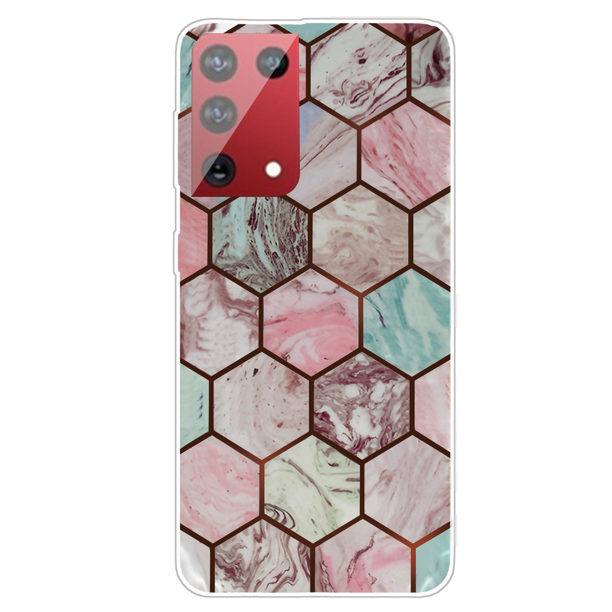 

Marble Pattern Soft TPU Phone Case Protection Back Cover for Samsung Galaxy S21 Ultra 5G - Style H, Galaxy S21 Ultra 5G