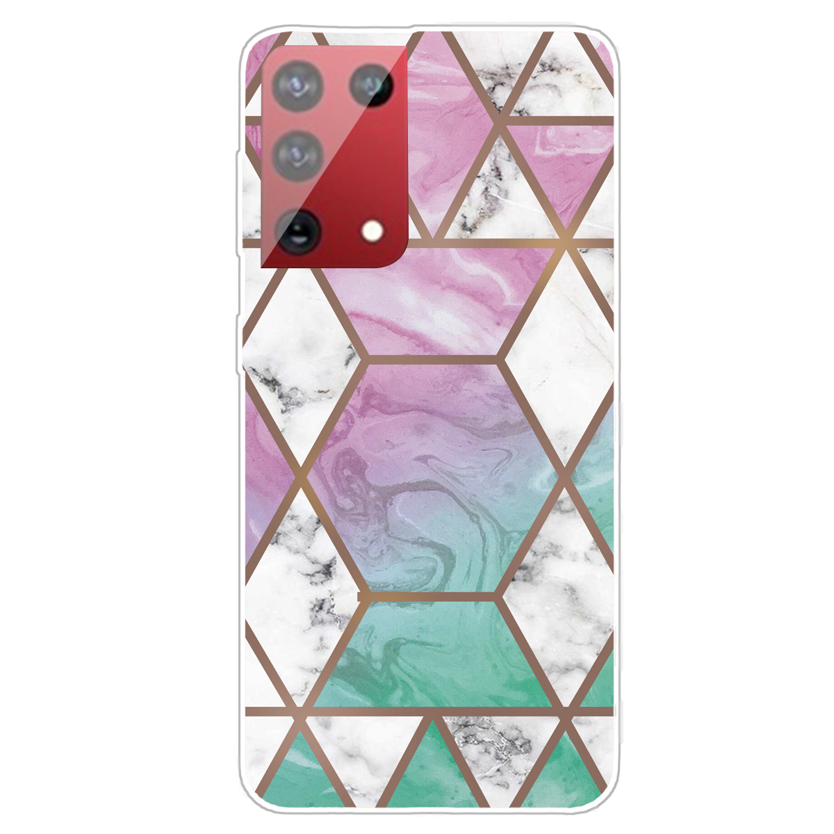 

Marble Pattern Soft TPU Phone Case Protection Back Cover for Samsung Galaxy S21 Ultra 5G - Style I, Galaxy S21 Ultra 5G