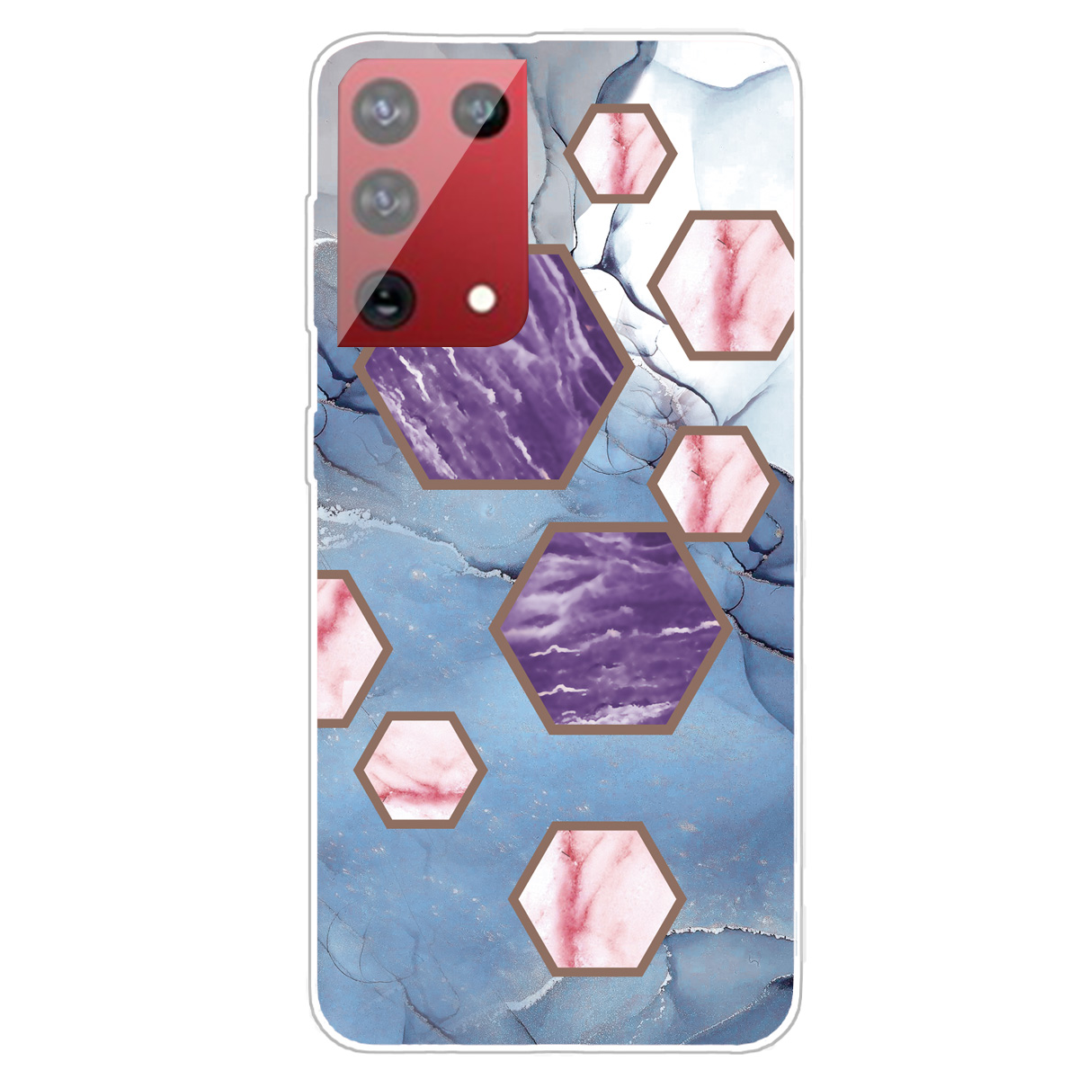 

Marble Pattern Soft TPU Phone Case Protection Back Cover for Samsung Galaxy S21 Ultra 5G - Style K, Galaxy S21 Ultra 5G