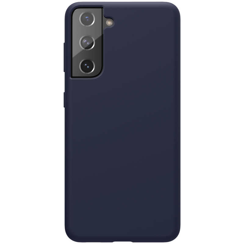 

Nillkin Жидкий Силиконовый Сотовый Телефон Задний Чехол Для Samsung Galaxy S21 5G - Синий, Galaxy S21 5G