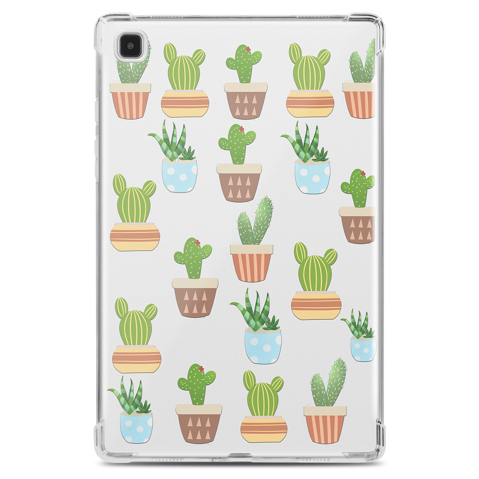 

Pattern Printing Flexible TPU Tablet Case Cover with Four Corner Airbag Protection for Samsung Galaxy Tab A7 10.4 (2020) T505/T500 - Cactus, Galaxy Tab A7 10.4 (2020)