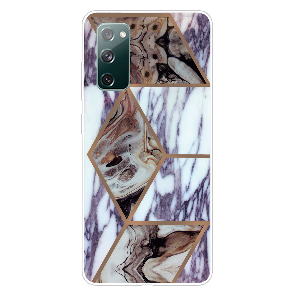 

Soft TPU Shockproof Marble Pattern Phone Back Cover Case for Samsung Galaxy S20 FE/S20 Fan Edition/S20 FE 5G/S20 Fan Edition 5G - Style G, Galaxy S20 FE 5G