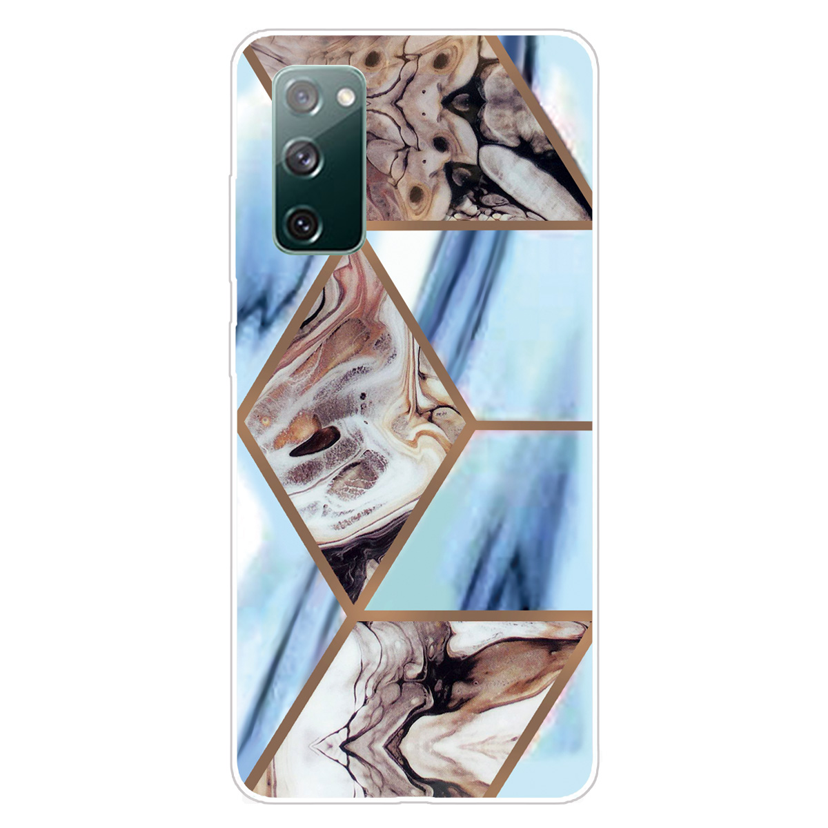 

Soft TPU Противоударный Мраморный Узор Телефон Задняя Крышка Чехол Для Samsung Galaxy S20 FE / S20 Fan Edition / S20 Fe 5G / S20 Вентилятор 5G - Стиль H., Galaxy S20 FE 5G