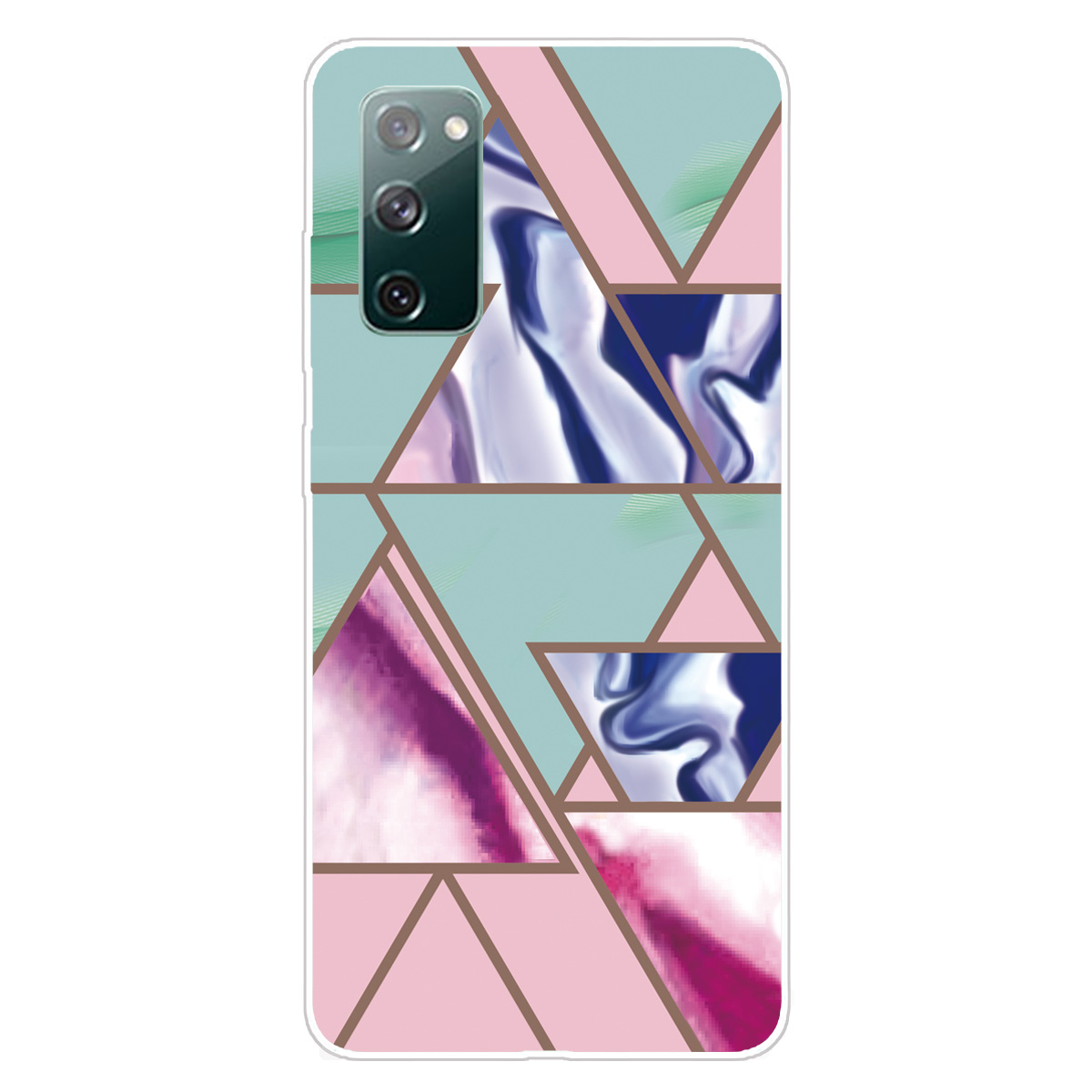 

Soft TPU Shockproof Marble Pattern Phone Back Cover Case for Samsung Galaxy S20 FE/S20 Fan Edition/S20 FE 5G/S20 Fan Edition 5G - Style L, Galaxy S20 FE 5G