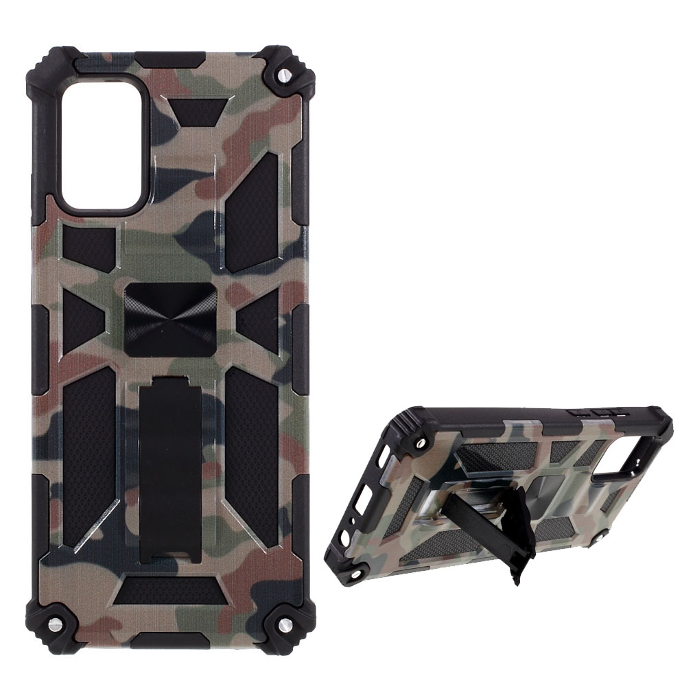 

Detachable 2 in 1 Design Camouflage Phone Protective Shell with Magnet Sheet for Samsung Galaxy A02s (164.2x75.9x9.1mm) - Army Green, Galaxy A02s (164.2x75.9x9.1mm)