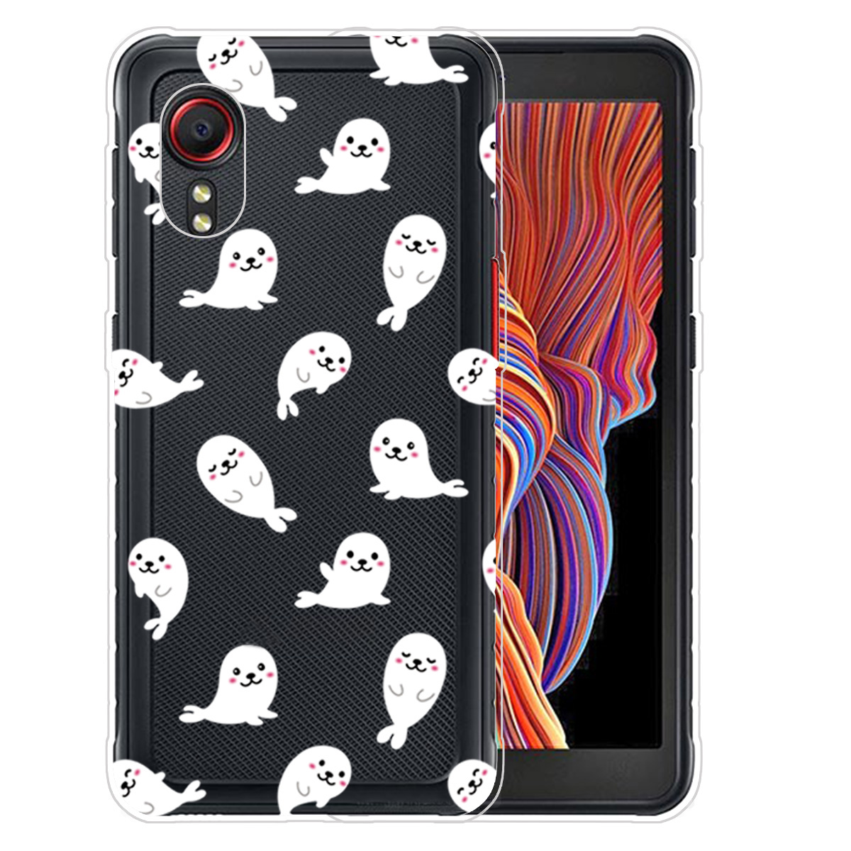 

Pattern Printing TPU Phone Cover Shell Case for Samsung Galaxy Xcover 5 - Seal, Samsung Galaxy Xcover 5