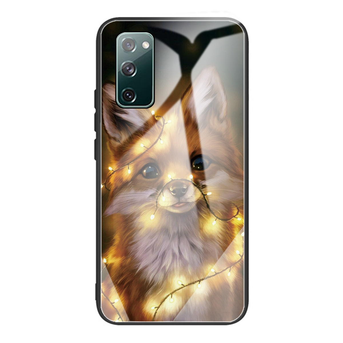 

Pattern Printing Tempered Glass + TPU Case Cover for Samsung Galaxy S20 FE Phone Shell - Dog, Galaxy S20 FE