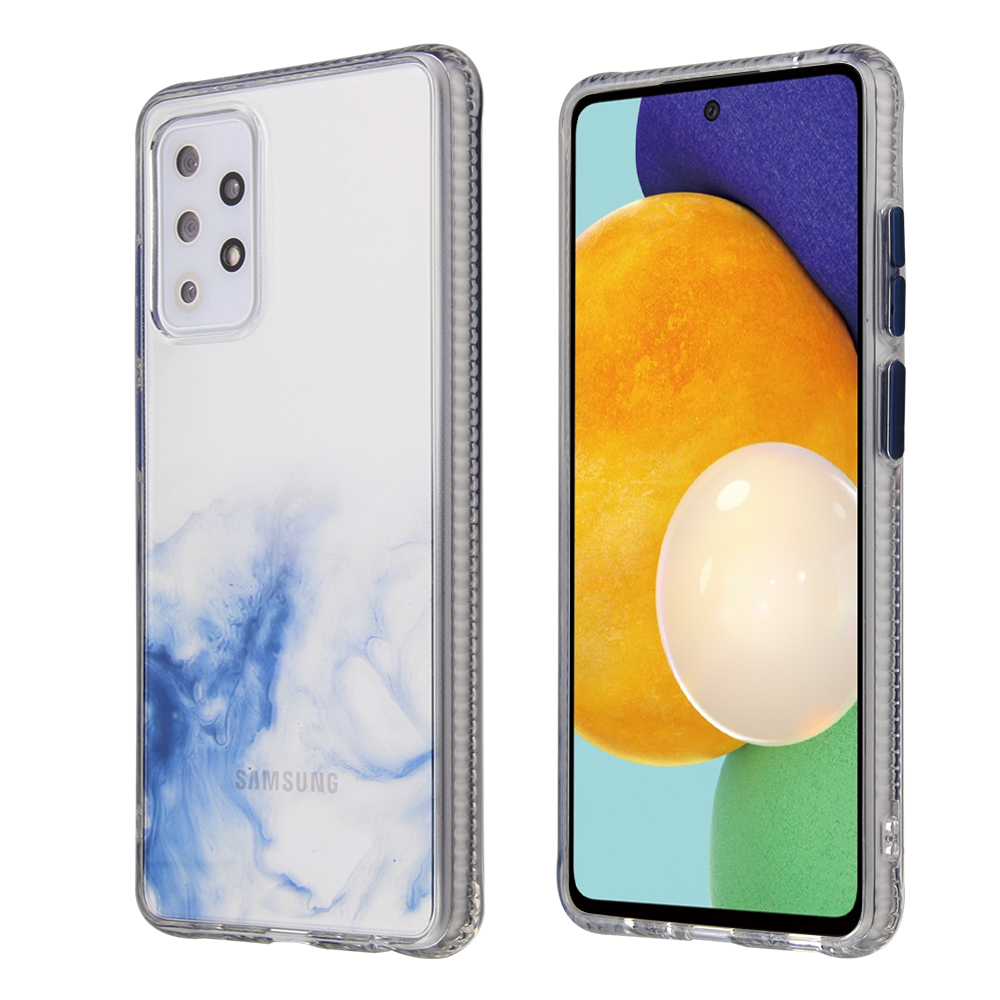 

Мраморный Узор Cover TPU + Акриловый Комбинированный Телефон Для Samsung Galaxy A32 5G - Голубое Небо, Galaxy Note 20