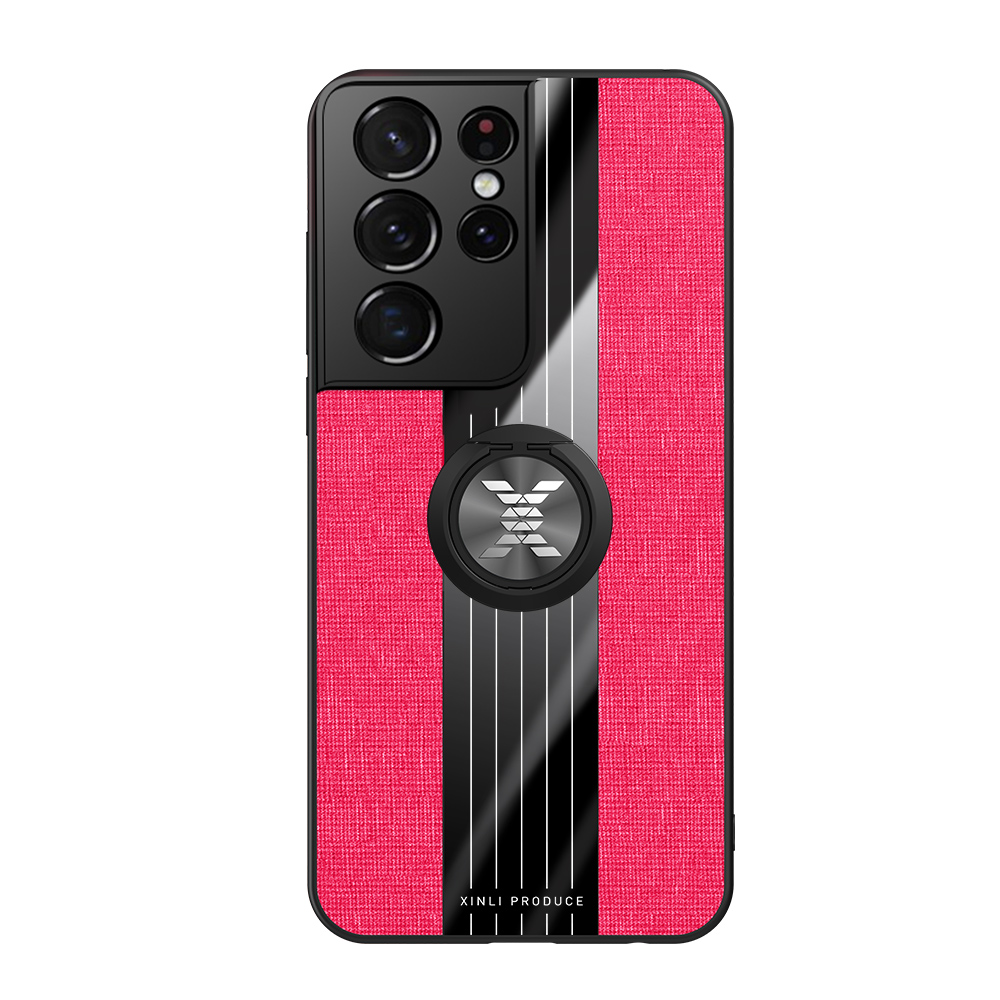 

TPU TPU + Акриловый Телефон TPU + Акриловый Телефон Для Samsung Galaxy S21 Ultra 5G - Красный, Galaxy S21 Ultra 5G