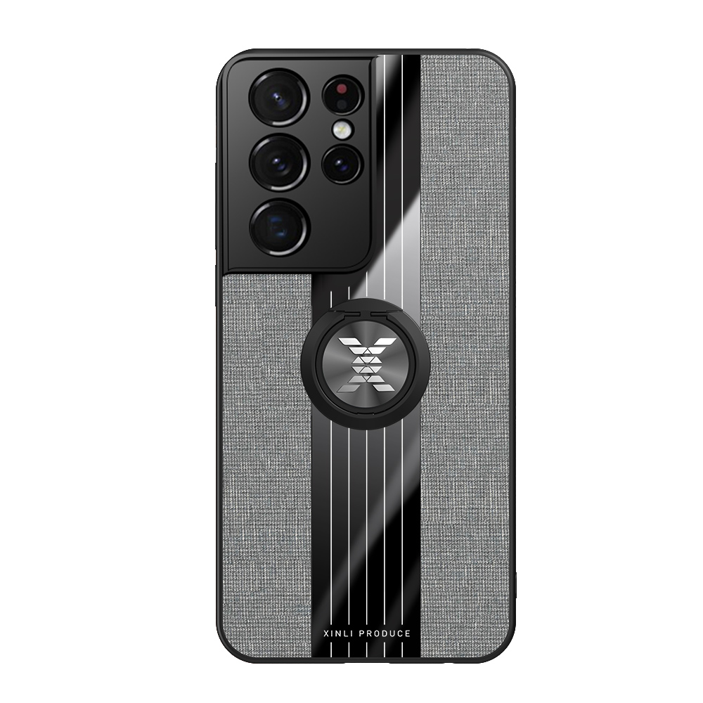 

TPU TPU + Акриловый Телефон TPU + Акриловый Телефон Для Samsung Galaxy S21 Ultra 5G - Серый, Galaxy S21 Ultra 5G