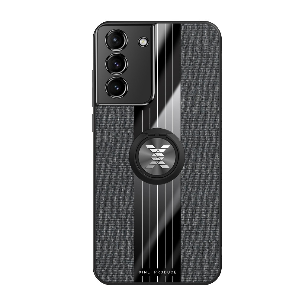 

Kickstand TPU + Акриловый Телефон [встроенный Металлический Лист] Для Samsung Galaxy S21 5G - Чернить, Galaxy S21 5G