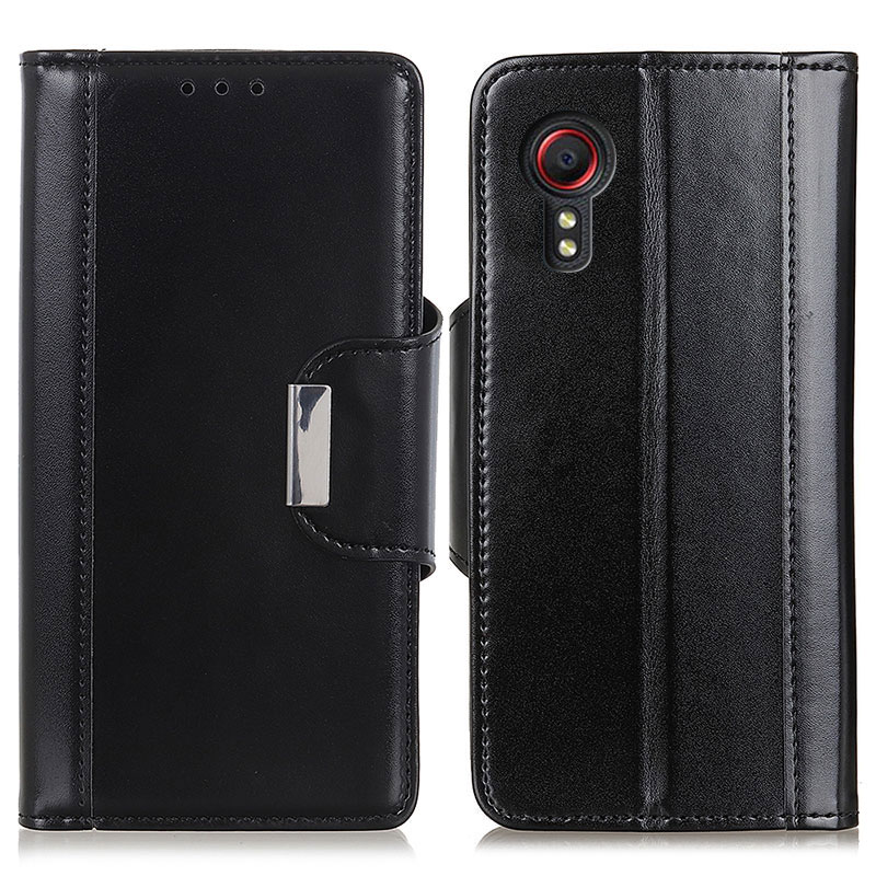 

PU Leather Wallet Stand Design Protection Case Shell for Samsung Galaxy Xcover 5 - Black, Galaxy Xcover 5