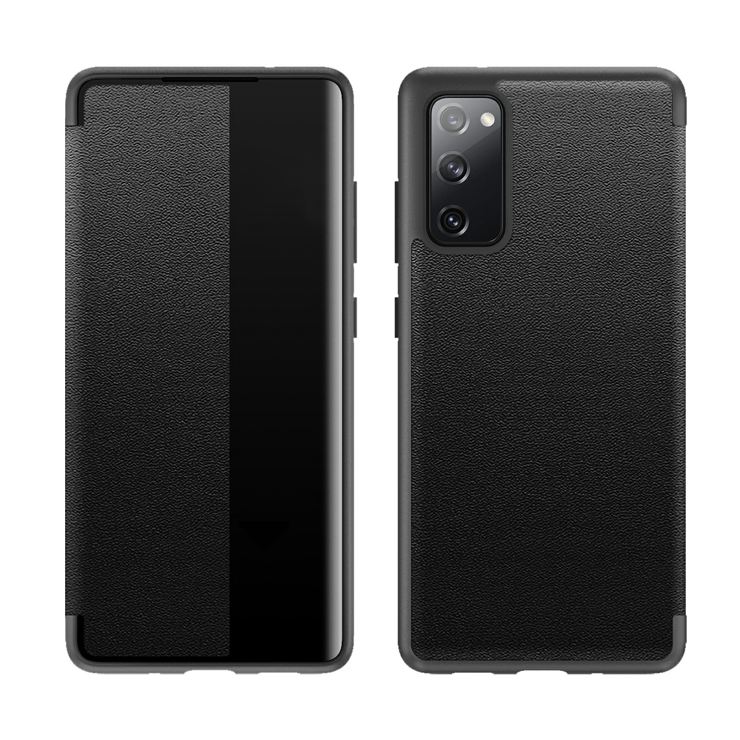 

Элегантный Стиль Ультра Тонкий Кожаный Чехол Для Чехла Для Samsung Galaxy A02S (164,2x75,9х9,1 Мм) - Чернить, Galaxy A02s (164.2x75.9x9.1mm)
