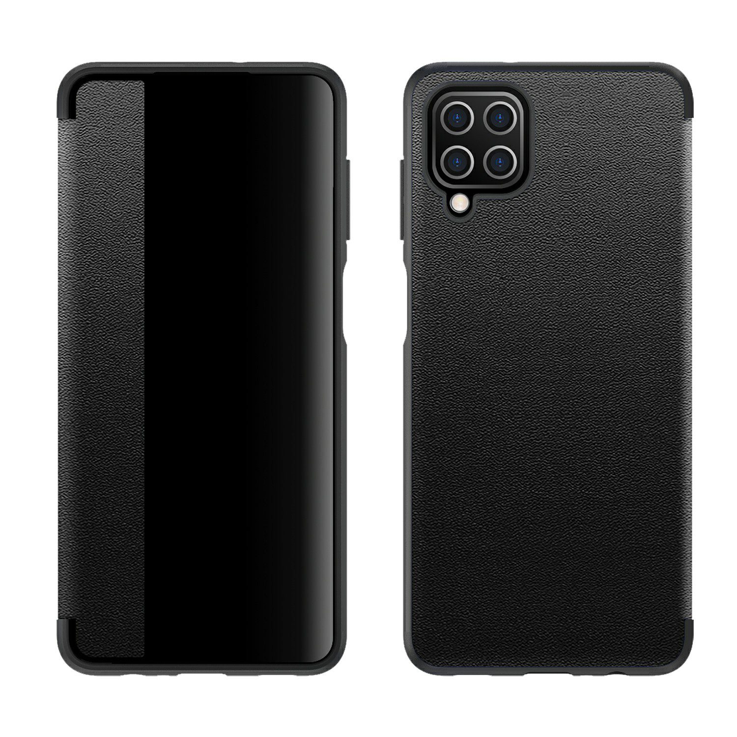 

Anti-drop Flip Leather Cover Elegant Slim Case for Samsung Galaxy A42 5G - Black, Galaxy A42 5G