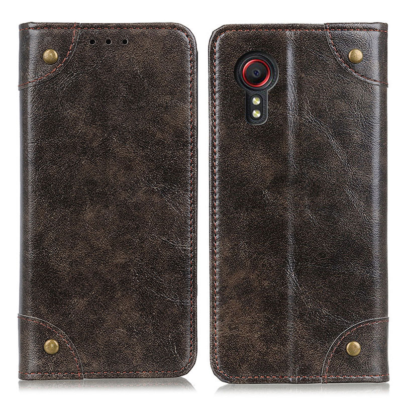 

Автоматическая Поглощенная Кожаный Кошелек В Корпус Для Samsung Galaxy XCover 5 - Кофе, Galaxy Xcover 5