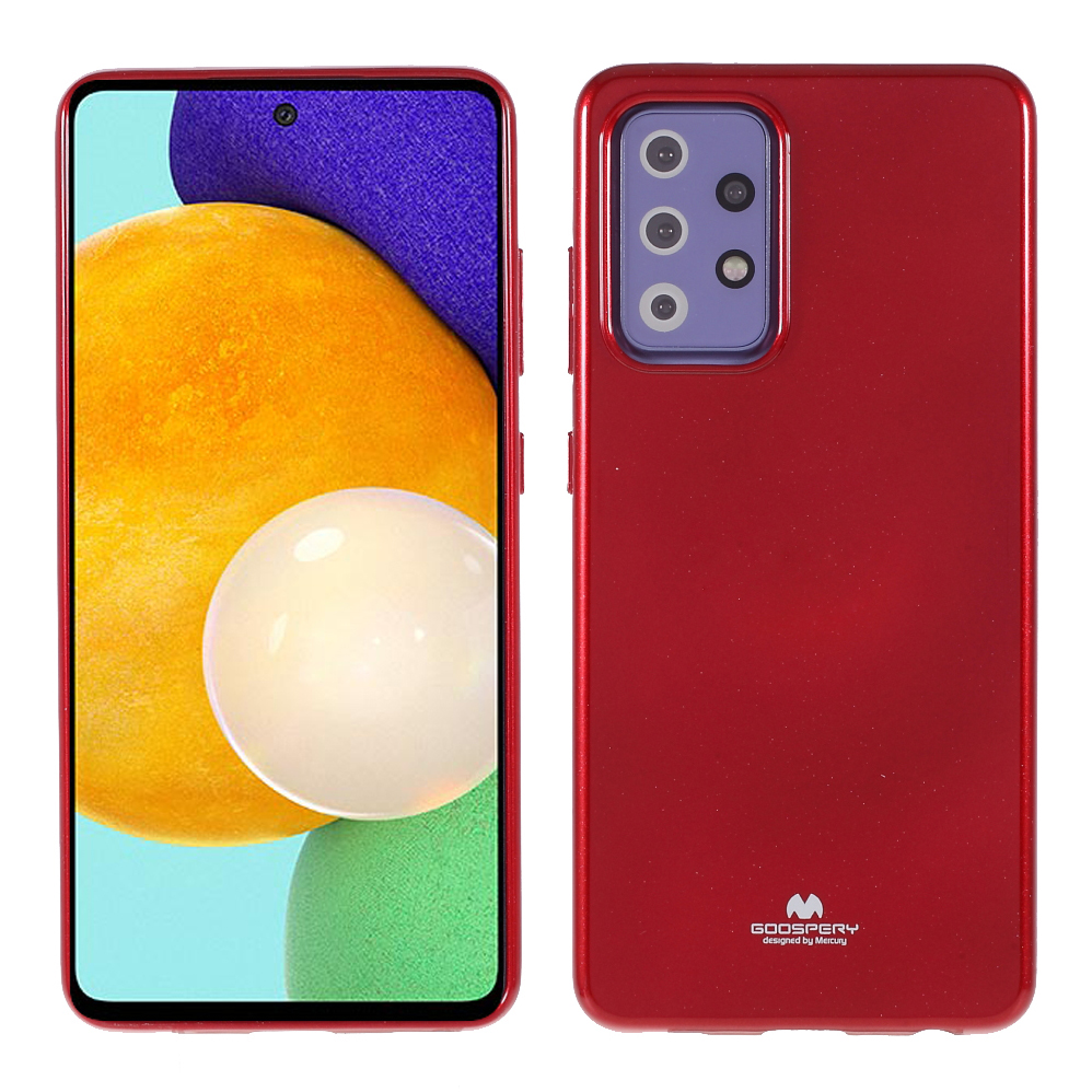

MERCURY GOOSPERY Glitter Powder Soft TPU Back Cover for Samsung Galaxy A72 5G / 4G - Red, Galaxy A72 5G