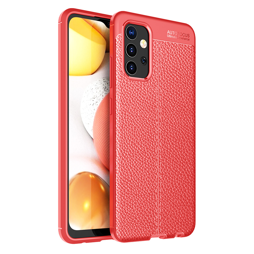 

Litchi Texture Flexible TPU Phone Case Well-Protected Protective Cover for Samsung Galaxy A32 4G (EU Version) - Red, Galaxy A32 4G (EU Version)