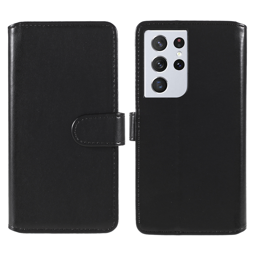 

Magnetic Clasp Stand Leather Shell Case for Samsung Galaxy S21 5G - Black, Galaxy S21 5G