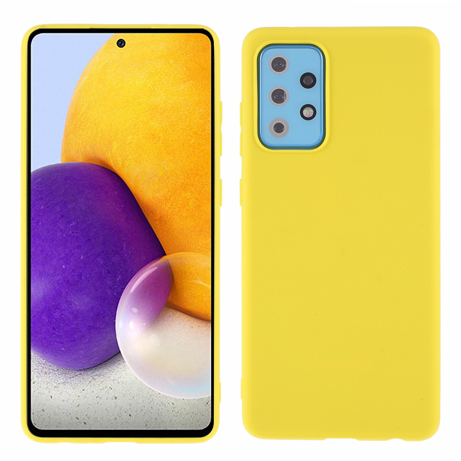 

Matte TPU Phone Case for Samsung Galaxy A52 5G/4G / A52s 5G - Yellow, Galaxy A52 5G
