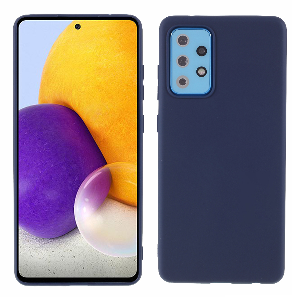 

Matte TPU Case for Samsung Galaxy A72 5G / 4G Mobile Phone Accessory - Dark Blue, Galaxy A72 5G