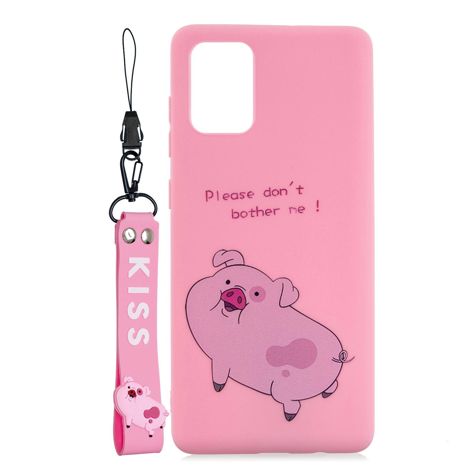 

Pattern Printing TPU Protective Case with Strap for Samsung Galaxy A02s (166.5x75.9x9.2mm) - Deep Pink, Galaxy A02s (166.5x75.9x9.2mm)