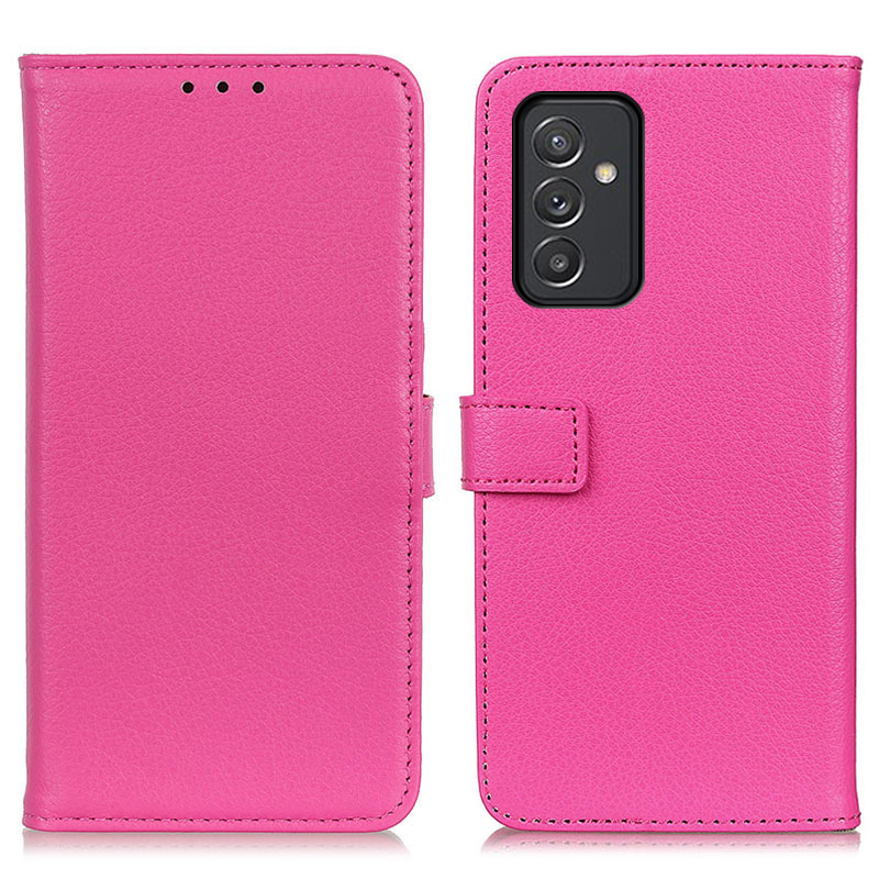 

Litchi Skin Magnetic Leather Stand Case for Samsung Galaxy A82 5G - Pink, Galaxy A82 5G