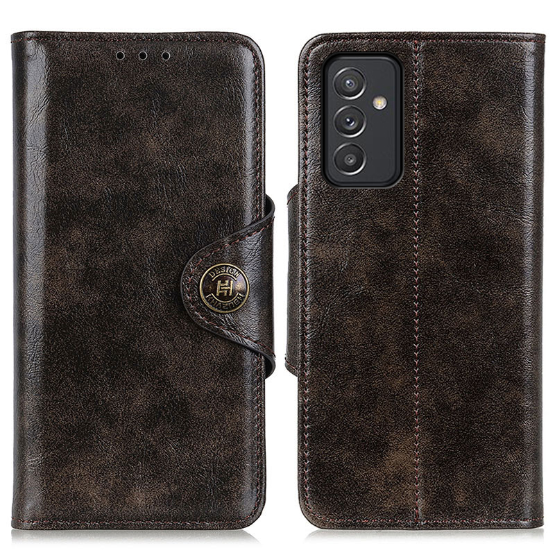 

Wallet Leather Stand Phone Case for Samsung Galaxy A82 5G - Coffee, Galaxy A82 5G