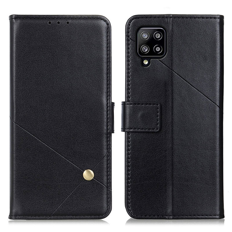 

Wallet Stand PU Leather Phone Protection Shell Case for Samsung Galaxy A22 4G (EU Version) - Black, Galaxy A22 4G (EU Version)